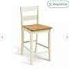 Habitat Chicago Bar Stool - Off White